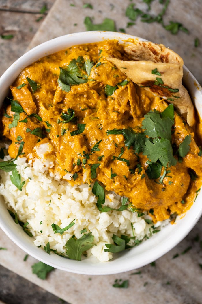 Paleo & Keto Butter Chicken With Naan