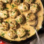 Traditional keto Swedish meatballs