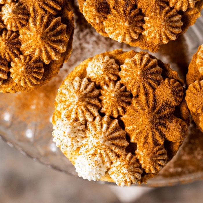 No-bake gluten free & keto pumpkin cheesecake with whipped cream