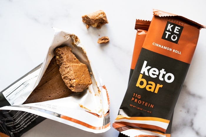 Perfect Keto cinnamon bars