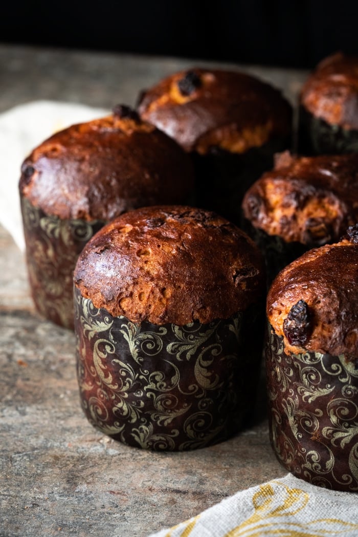 Freshly baked gluten free & keto panettone