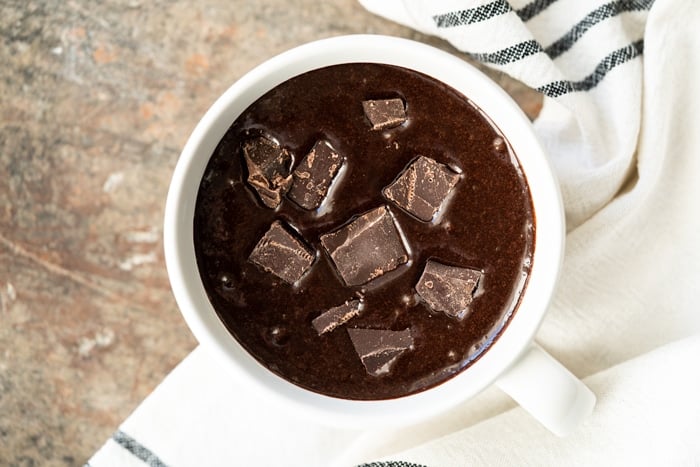 Gluten free & keto mug cake batter