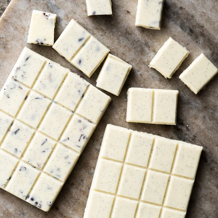 Homemade Sugar Free & Keto White Chocolate Bars
