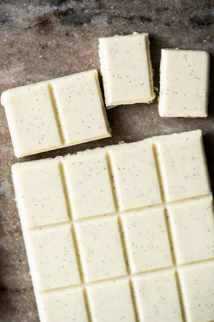 Keto white chocolate bar