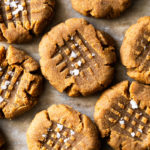 Sugar Free & Keto Peanut Butter Cookies With Flaky Sea Salt