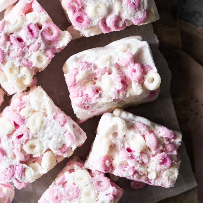 Keto Rice Krispie treats with Magic Spoon cereal