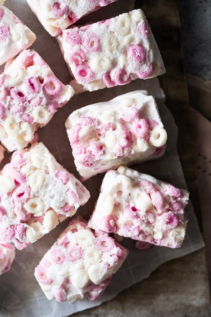 Keto Rice Krispie treats with Magic Spoon cereal