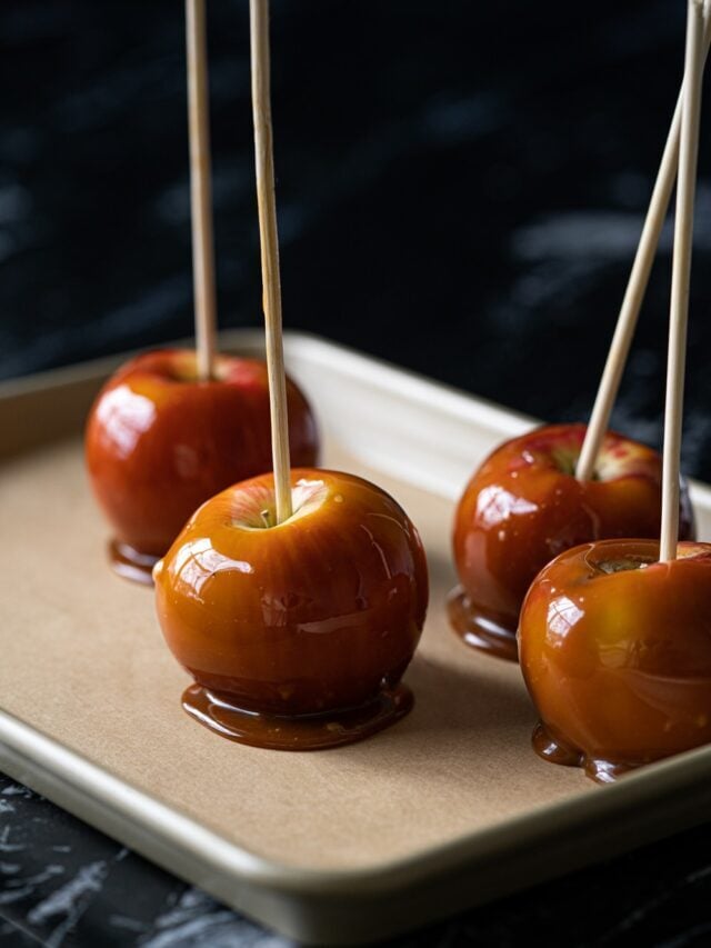 Sugar Free & Low Carb Caramel Apples
