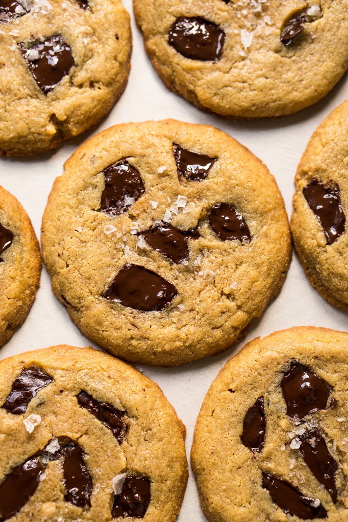 Flourless cookies with almond or peanut butter